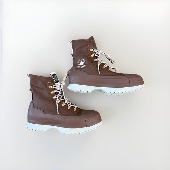 NEW Converse Chuck Taylor All Star Lugged TrekWom 11/Men’s9 Brown Leather - Picture 4 of 12